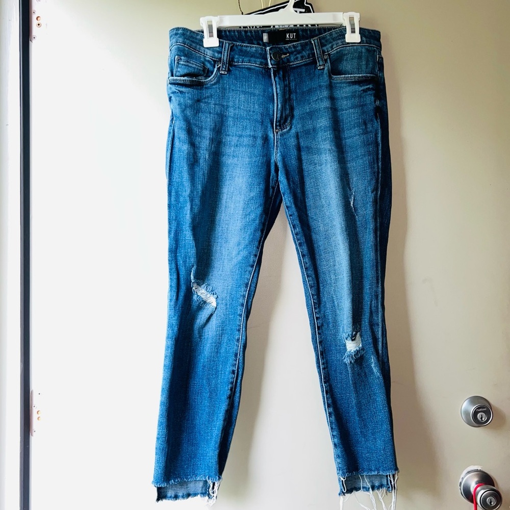 Kut from the Kloth Reese Ankle Straight leg jeans